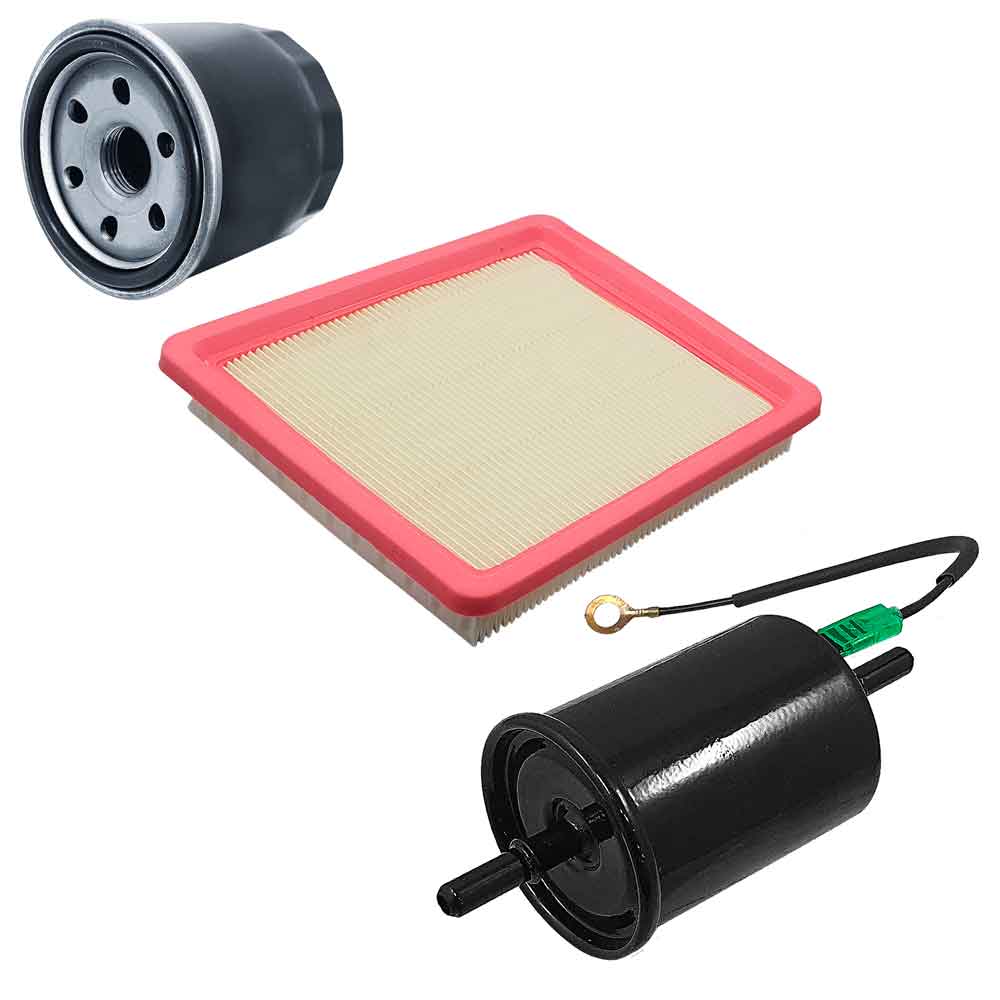 Kit de Filtros (Ar, Óleo e Combustível com Aterramento) | Chery QQ 1.1